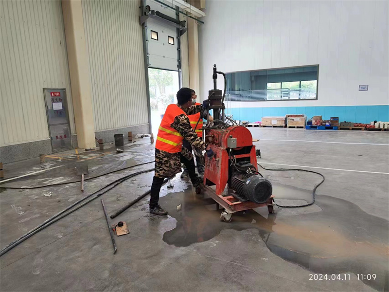 兴山厂房地面下沉塌陷注浆加固施工